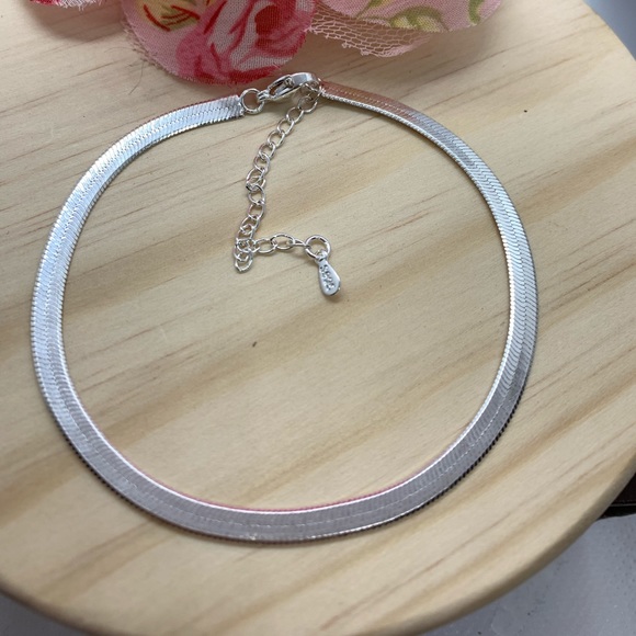 🌟 Dainty Anklet Chain Sterling Silver 925 - Picture 3 of 3